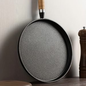 1pc Cast Iron Skillet for Home Kitchen & Restaurant - Non-Stick Frying Pan Suitable for Steak, Pancakes, Dumplings & More | Food-Safe, Versatile Cookware